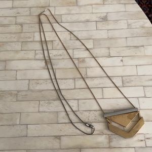 madewell silver and gold necklace